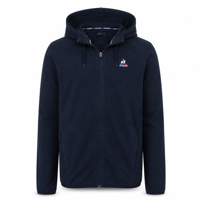 Mens UK Size S le coq sportif Blue Full Zip Hoodie