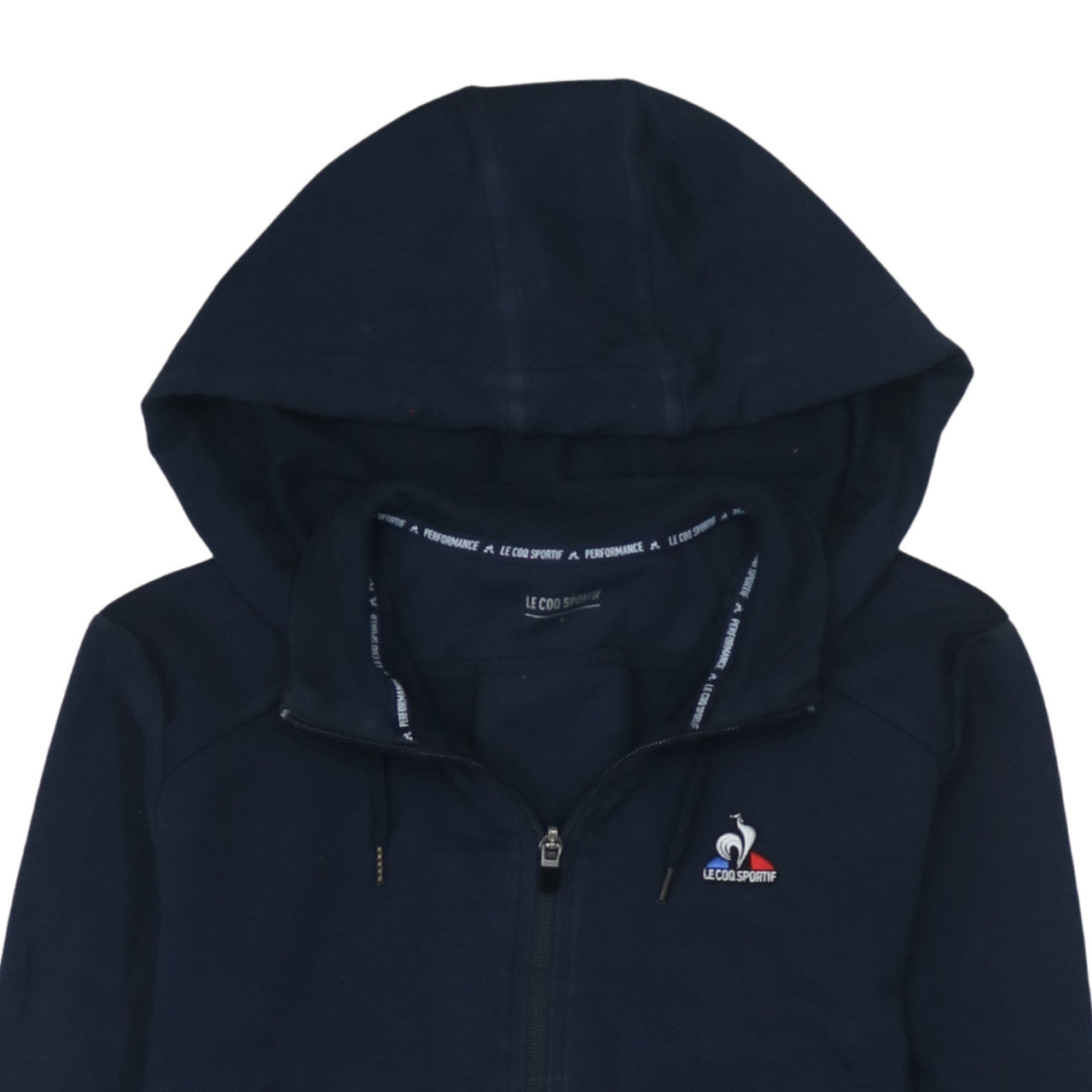 Mens UK Size S le coq sportif Blue Full Zip Hoodie