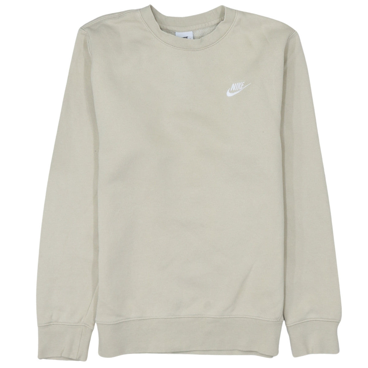 Mens UK Size XS Nike Beige Pullover Sweatshirt