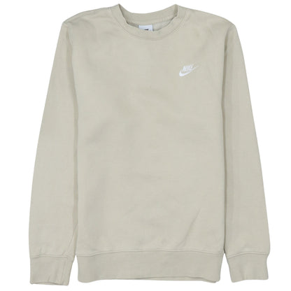 Mens UK Size XS Nike Beige Pullover Sweatshirt