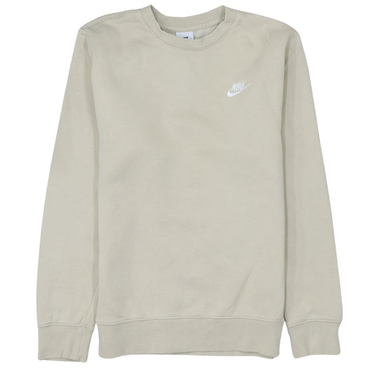 Mens UK Size XS Nike Beige Pullover Sweatshirt