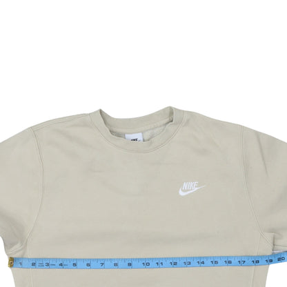 Mens UK Size XS Nike Beige Pullover Sweatshirt