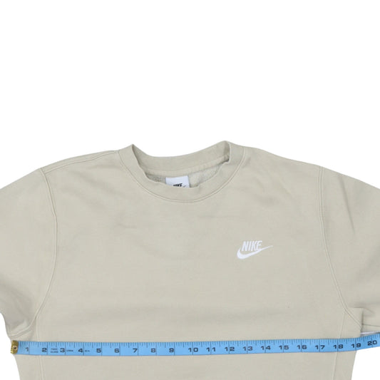 Mens UK Size XS Nike Beige Pullover Sweatshirt