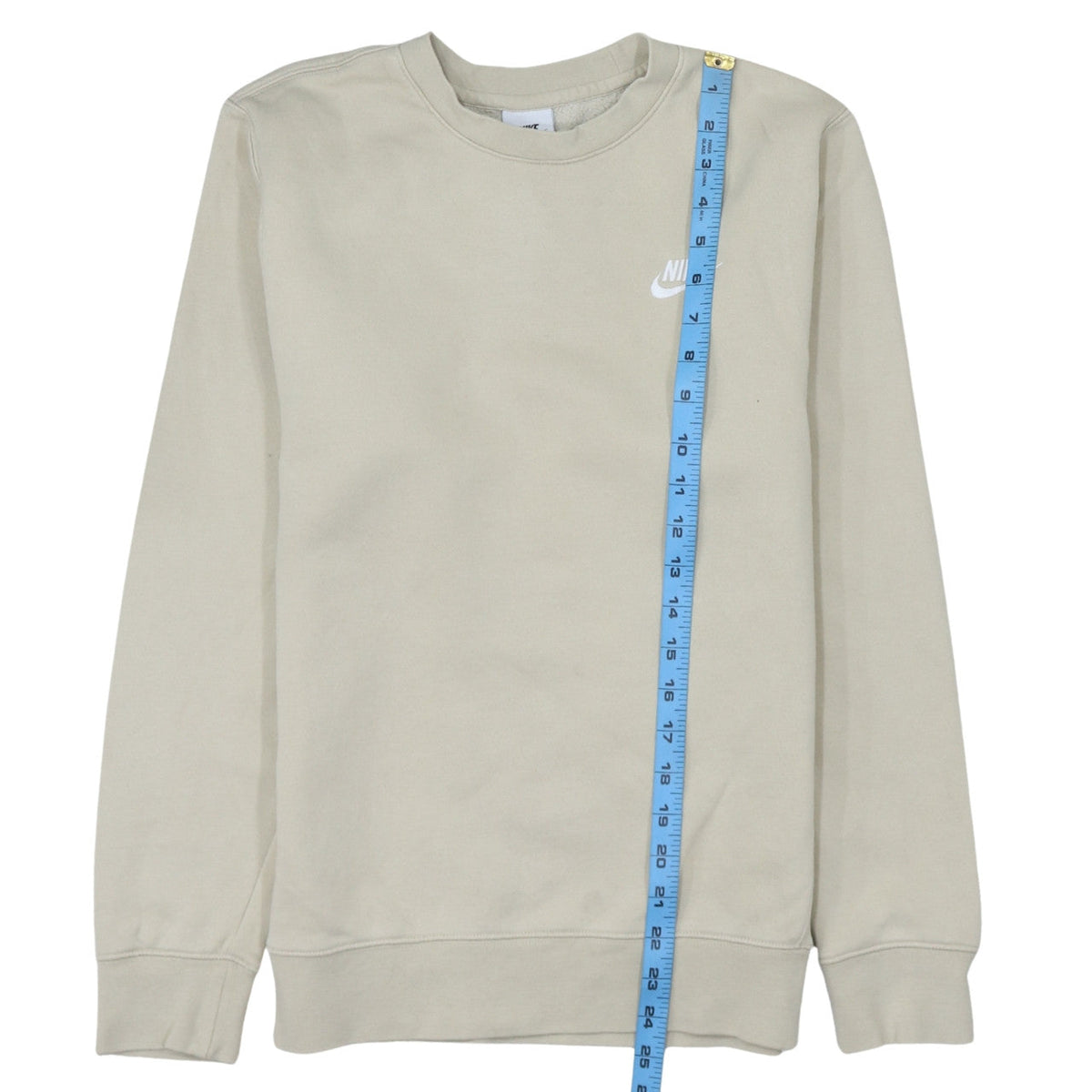 Mens UK Size XS Nike Beige Pullover Sweatshirt
