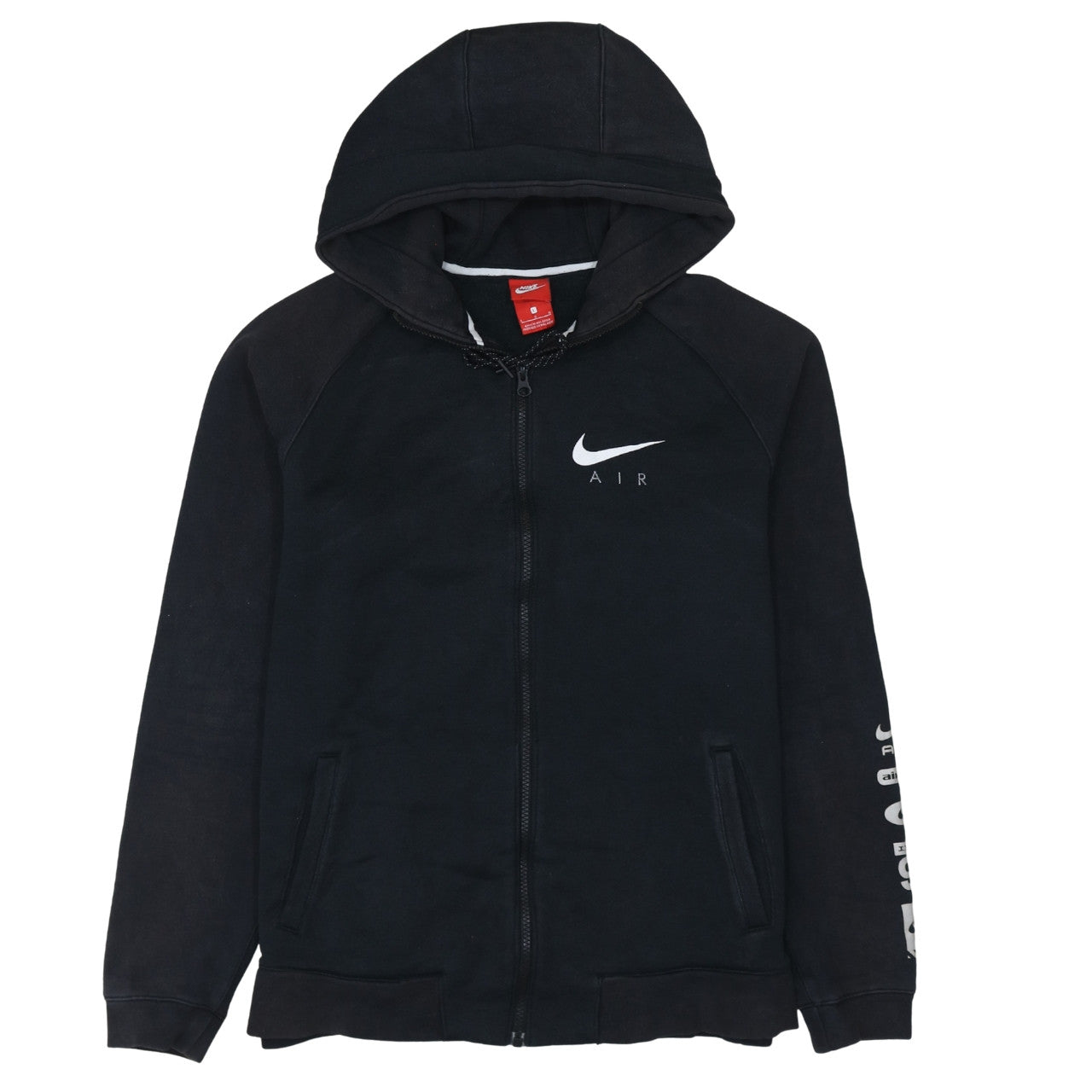 Mens UK Size L Nike Black Full Zip Hoodie