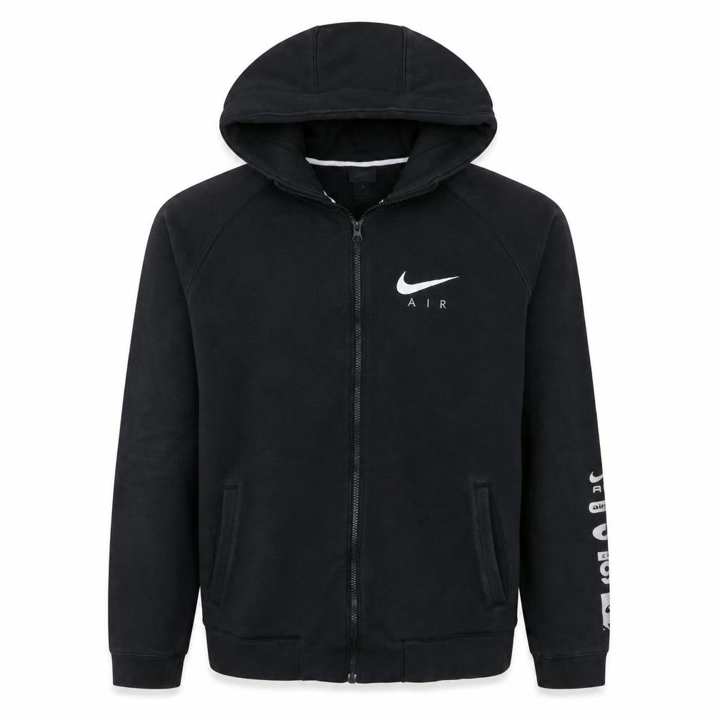 Mens UK Size L Nike Black Full Zip Hoodie