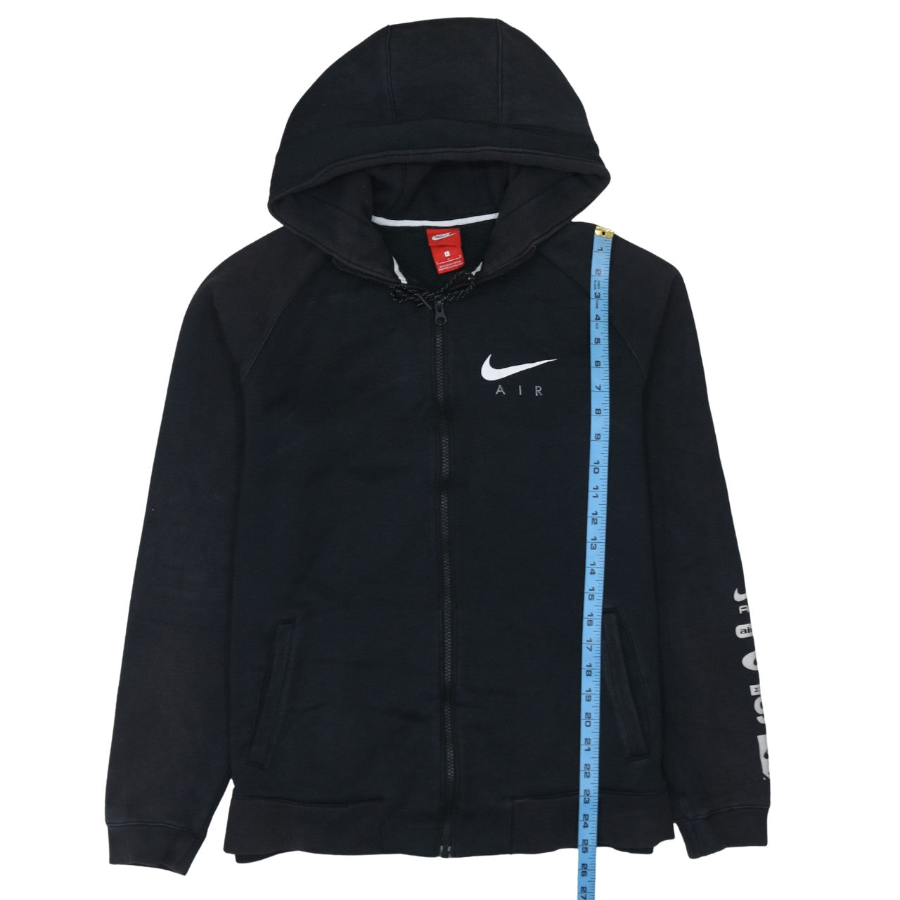 Mens UK Size L Nike Black Full Zip Hoodie
