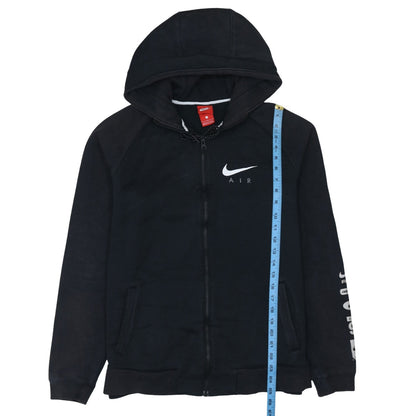 Mens UK Size L Nike Black Full Zip Hoodie