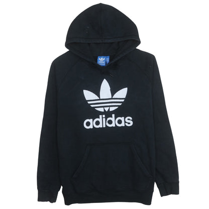 Mens UK Size L adidas Black Pullover Hoodie