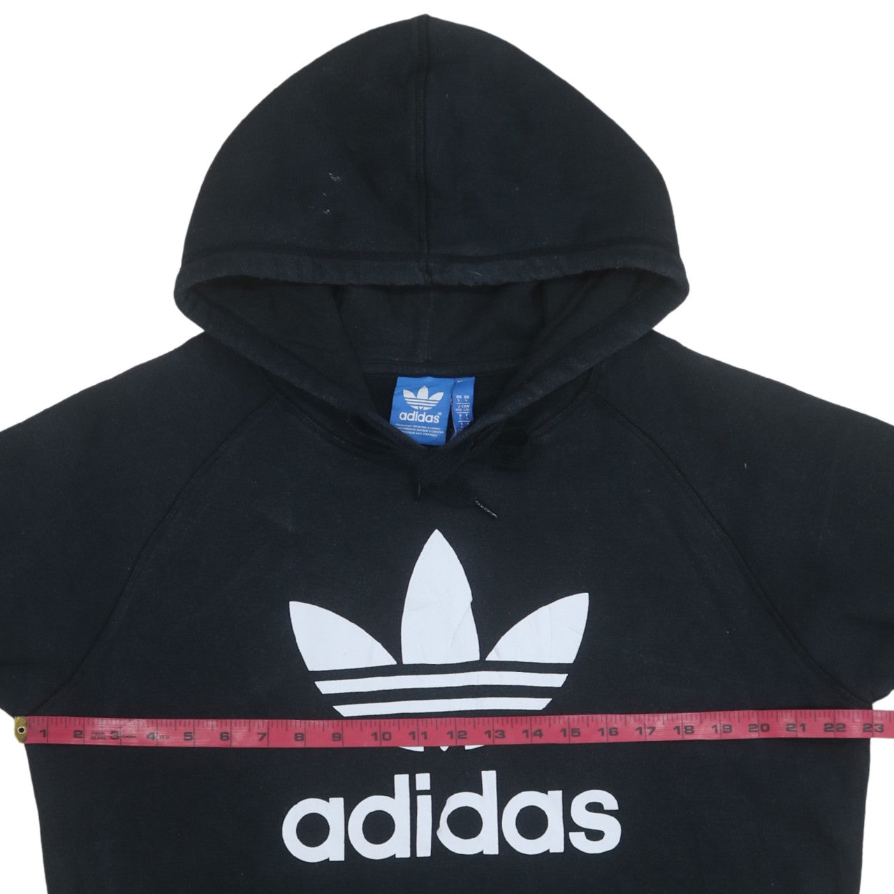 Mens UK Size L adidas Black Pullover Hoodie