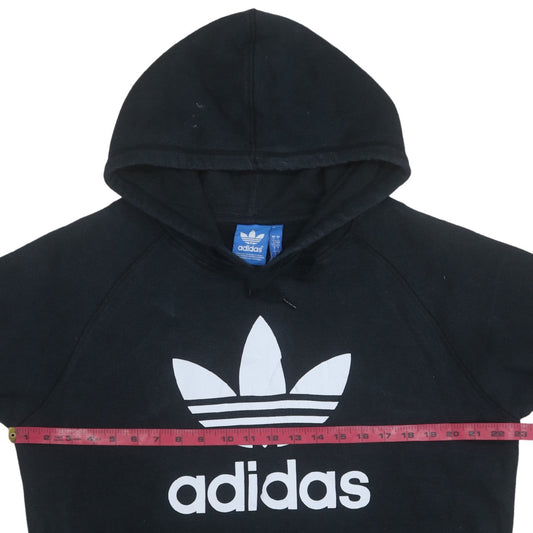 Mens UK Size L adidas Black Pullover Hoodie