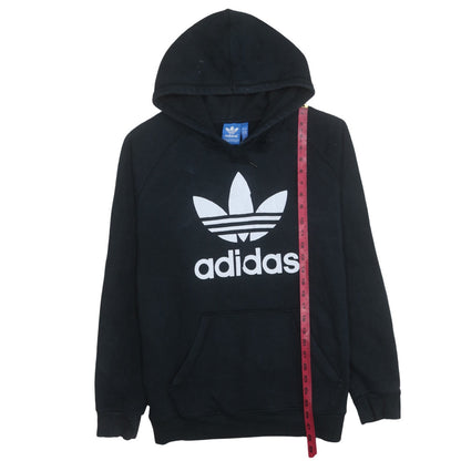 Mens UK Size L adidas Black Pullover Hoodie