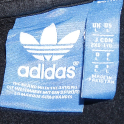 Mens UK Size L adidas Black Pullover Hoodie