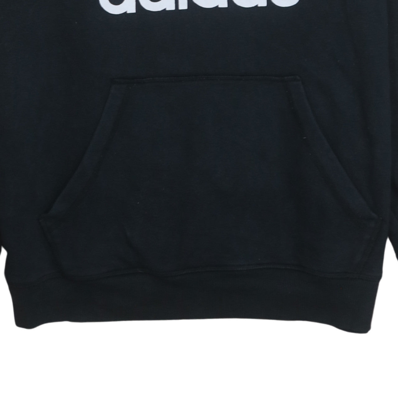 Mens UK Size L adidas Black Pullover Hoodie