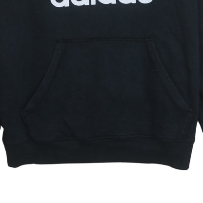 Mens UK Size L adidas Black Pullover Hoodie