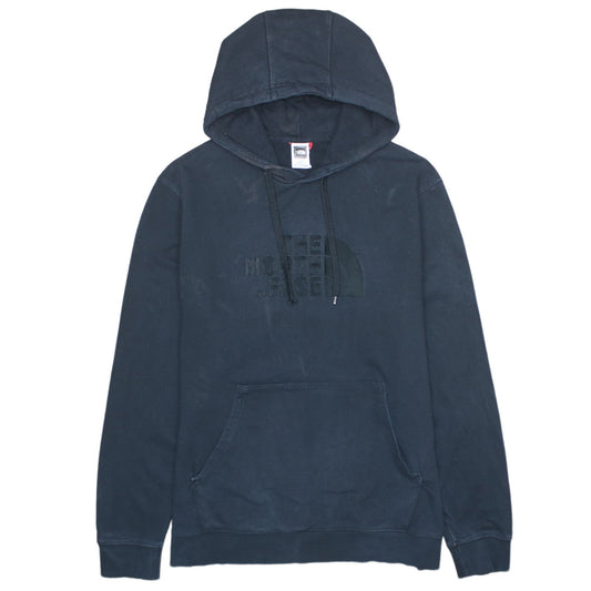 Mens UK Size XL The North Face Blue Pullover Hoodie