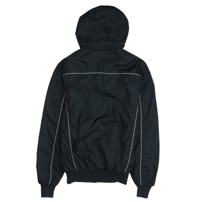 Puma Men's Black Hooded Windbreaker Jacket Size S Lightweight