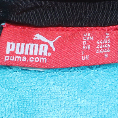 Puma Men's Black Hooded Windbreaker Jacket Size S Lightweight