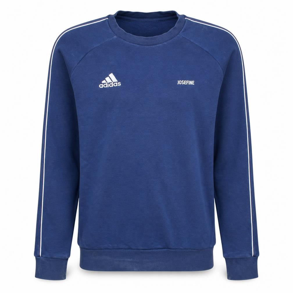 Mens UK Size S adidas Blue Pullover Sweatshirt