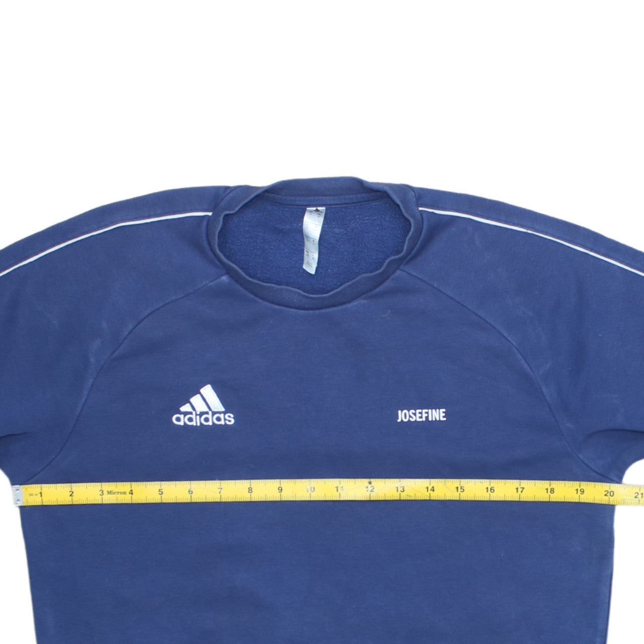 Mens UK Size S adidas Blue Pullover Sweatshirt