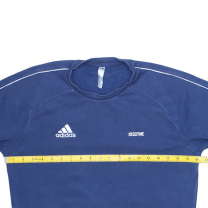 Mens UK Size S adidas Blue Pullover Sweatshirt