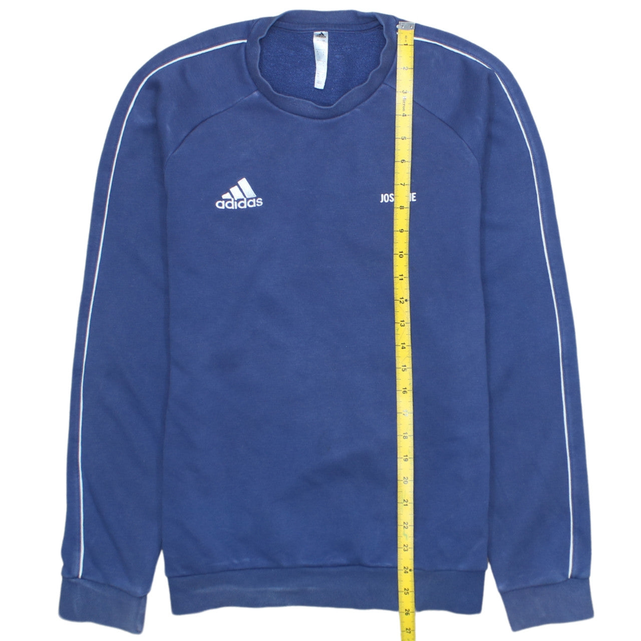 Mens UK Size S adidas Blue Pullover Sweatshirt