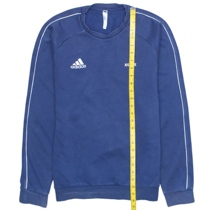 Mens UK Size S adidas Blue Pullover Sweatshirt