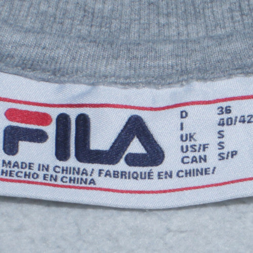 Mens UK Size S FILA Grey Pullover Sweatshirt