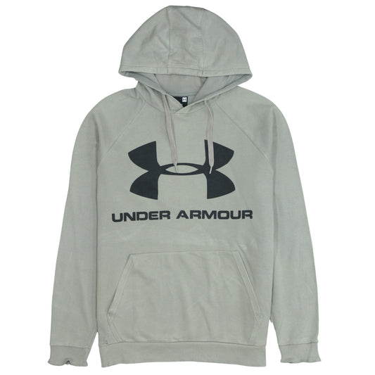 Mens UK Size M Under armour Grey Pullover Hoodie