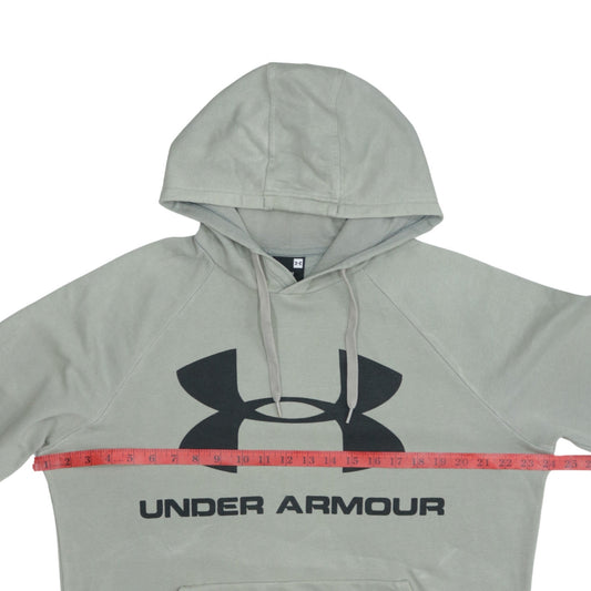 Mens UK Size M Under armour Grey Pullover Hoodie