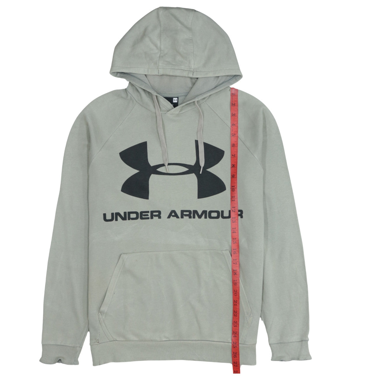 Mens UK Size M Under armour Grey Pullover Hoodie