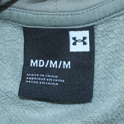Mens UK Size M Under armour Grey Pullover Hoodie