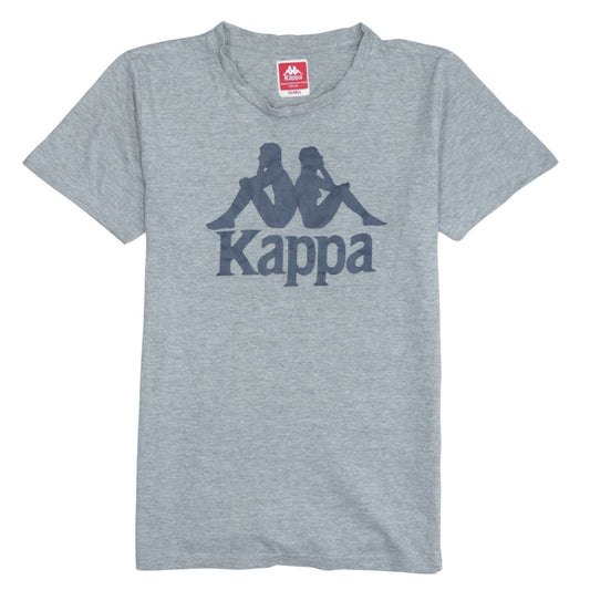 Kappa Men's Grey Small Crew Neck Cotton Sports T-Shirt