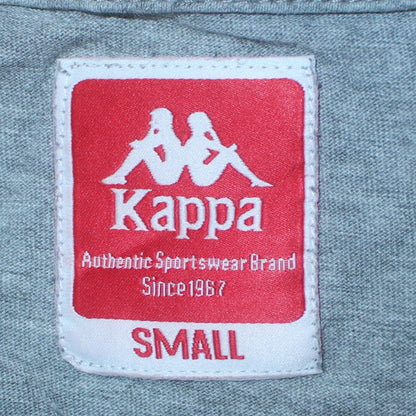 Kappa Men's Grey Small Crew Neck Cotton Sports T-Shirt