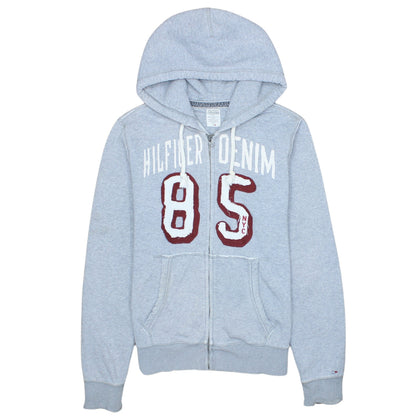 Mens UK Size M Tommy Hilfiger Grey Full Zip Hoodie