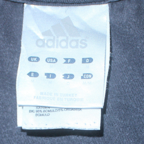 Mens UK Size M adidas Black  T-Shirt