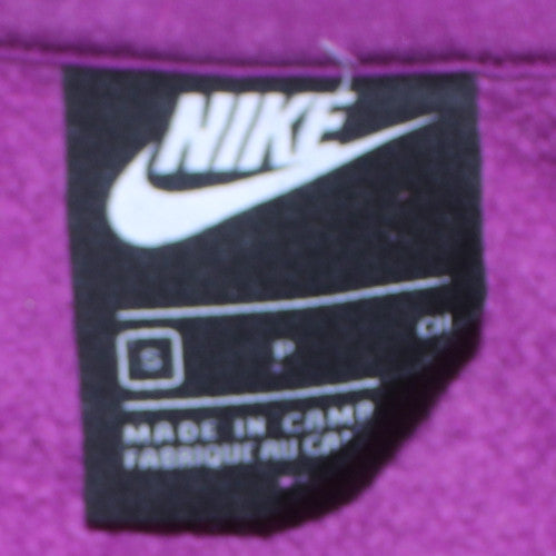Womens UK Size S Nike Purple Pullover Hoodie