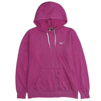 Womens UK Size XL Nike Pink Pullover Hoodie
