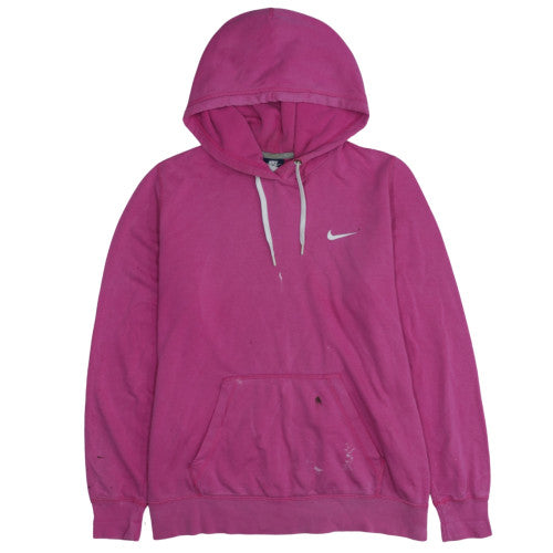 Womens UK Size XL Nike Pink Pullover Hoodie