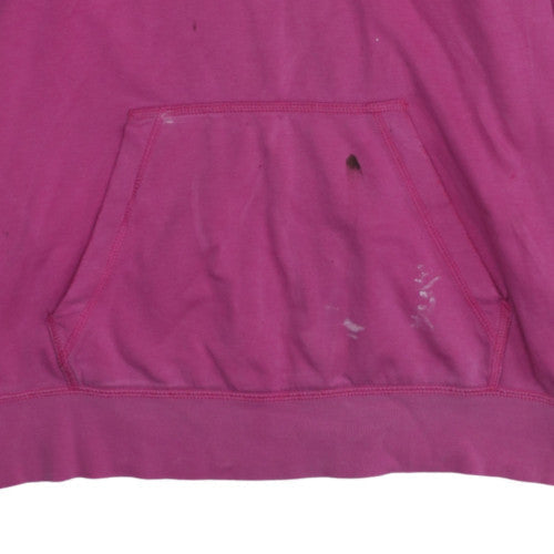 Womens UK Size XL Nike Pink Pullover Hoodie