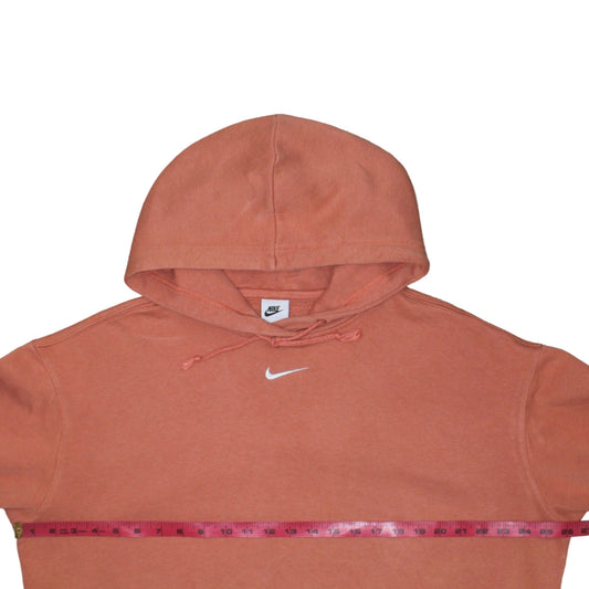Mens UK Size M Nike Orange Pullover Hoodie