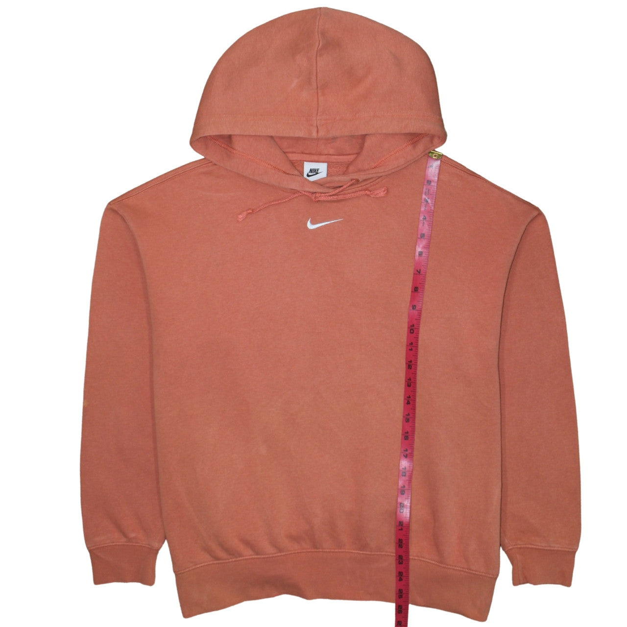 Mens UK Size M Nike Orange Pullover Hoodie