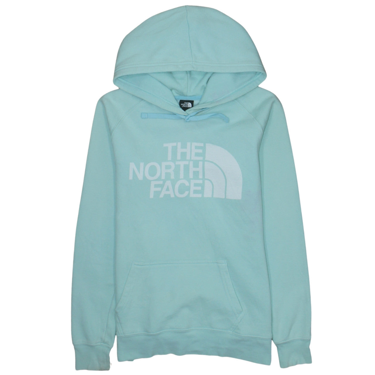Womens UK Size S The North Face Blue Pullover Hoodie
