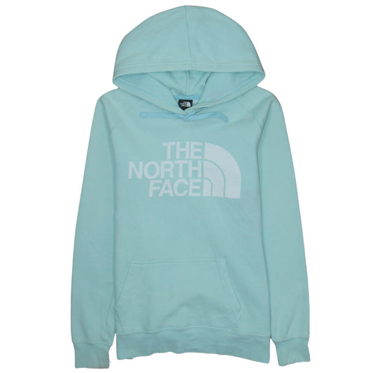 Womens UK Size S The North Face Blue Pullover Hoodie