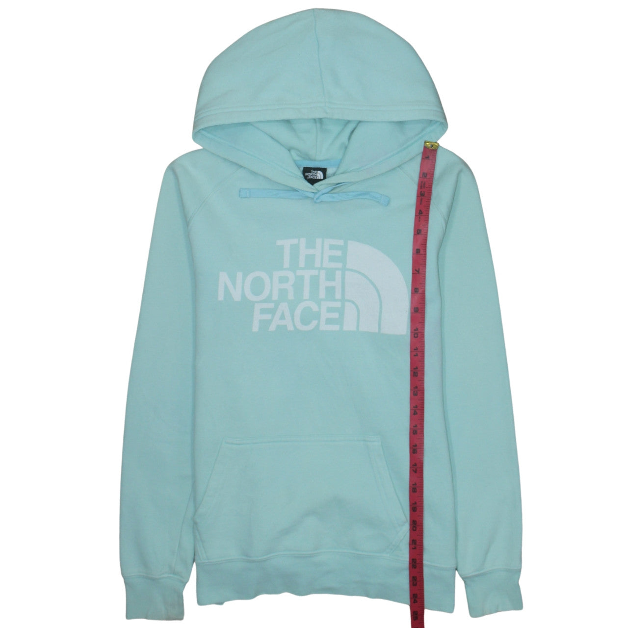 Womens UK Size S The North Face Blue Pullover Hoodie
