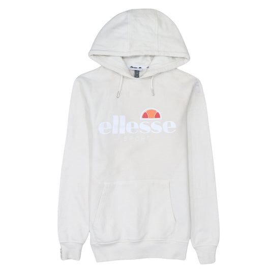 Womens UK Size 8 ellesse Beige Pullover Hoodie