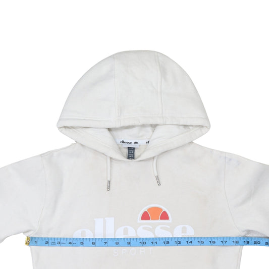 Womens UK Size 8 ellesse Beige Pullover Hoodie
