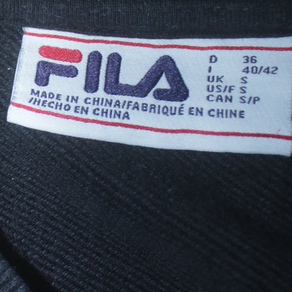 Womens UK Size S FILA Black Pullover Sweatshirt