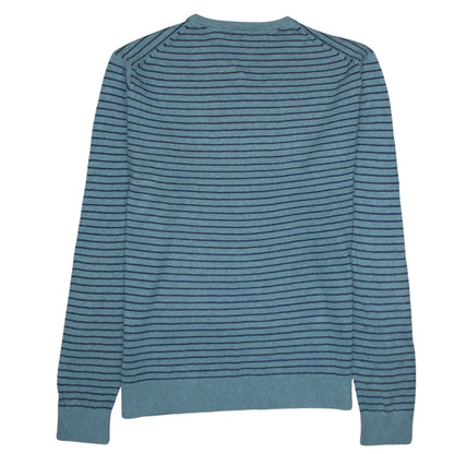 Mens UK Size L Tommy Hilfiger Blue Pullover Jumper
