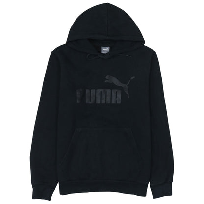 Mens UK Size S PUMA Black Pullover Hoodie